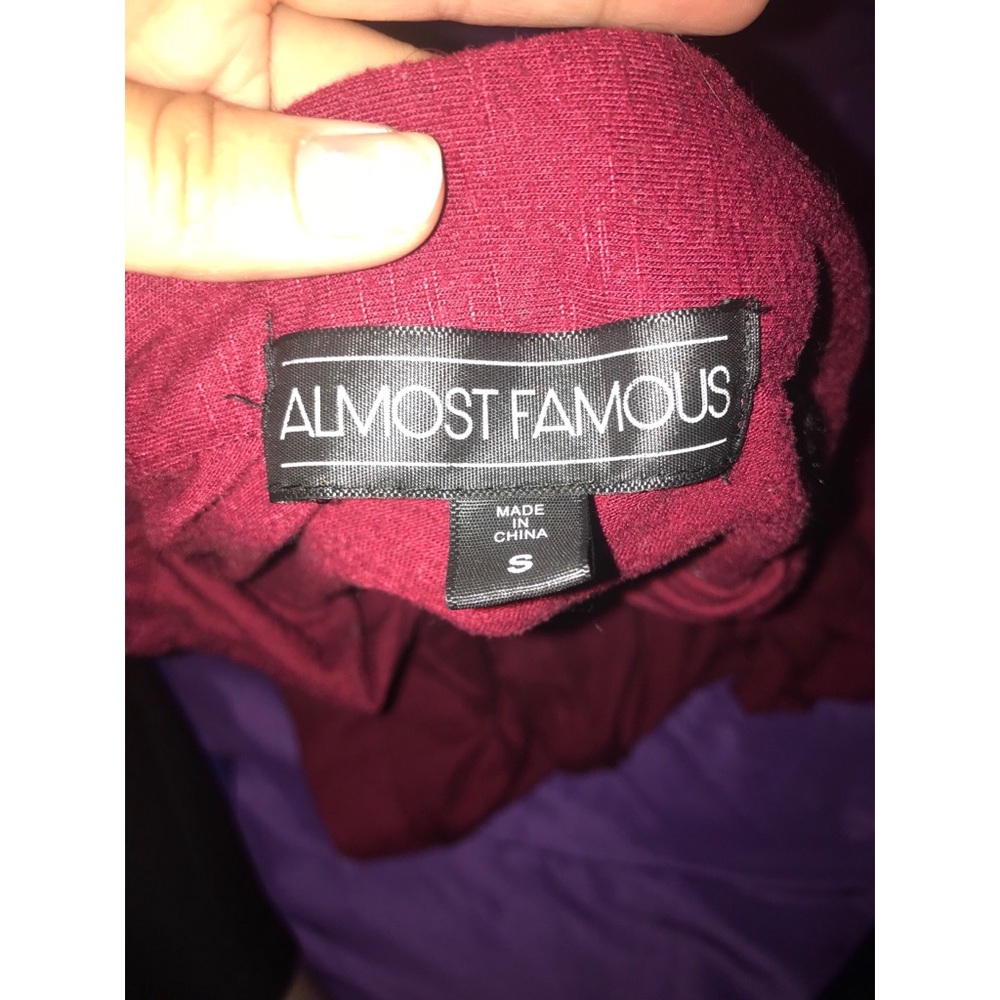 red button down - Picture 2 of 3